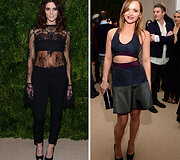 Ashley Greene (kairėje) ir Christina Ricci &bdquo;Vogue&ldquo; vakarėlyje