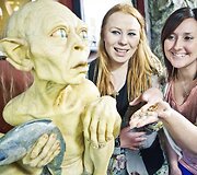 Golumo skulptūra Velingtono muziejuje