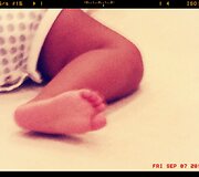 Blue Ivy pėdutė