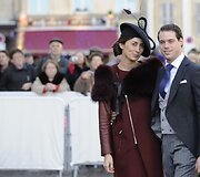 Liuksemburgo princas Felixas su sužadėtine Claire Lademacher