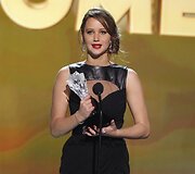 Jennifer Lawrence &ndash; geriausia komedijos aktorė (filmas &bdquo;Optimisto istorija&ldquo;)
