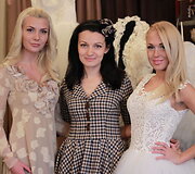 I&scaron; kairės: Monika Kvietkutė, Viktorija Jakučinskaitė ir Oksana Pikul