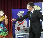 Lucy Liu ir Jimmy Fallonas