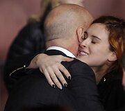 Bruce'as Willisas su dukra, aktore Rumer Willis