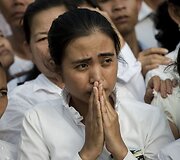 Kambodžos karaliaus Norodomo Sihanouko laidotuvių procesija