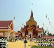 Kambodžos karaliaus Norodomo Sihanouko laidotuvių procesija