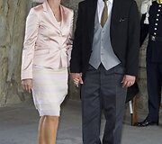Norvegijos princesė Martha Louise su vyru Ariu Behnu