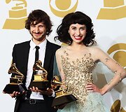 Gotye ir Kimbrai &ndash; geriausio alternatyvios muzikos albumo ir geriausio popdueto apdovanojimai