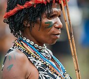 Lanu ir Dani genčių moterys (Papua provincija, Indonezija)
