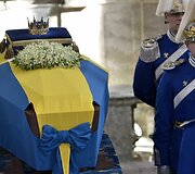 Laidotuvių akimirka