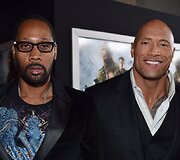 RZA (kairėje) ir Dwayne'as Johnsonas