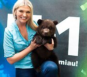 Skaiva Jasevičiūtė su me&scaron;kučiu