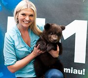 Skaiva Jasevičiūtė su me&scaron;kučiu
