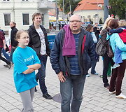 Vaikų maratono akimirka