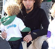 Viktoras Diawara su sūnumi Kipru