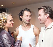 Gintarė Gurevičiūtė ir Linas Karalius (centre)
