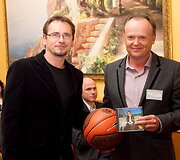 Marijonas Mikutavičius ir Aurelijus Rusteika
