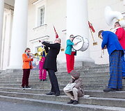 Filmavimo akimirka