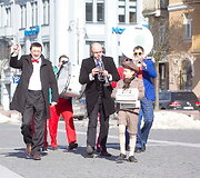 Filmavimo akimirka