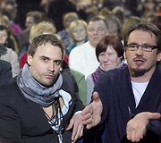 Mantas Jankavičius ir Marijonas Mikutavičius