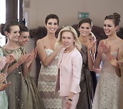 Audronė Bunikienė su kolekcijos modeliais