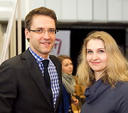 Rolandas Vilkončius su žmona Dalia