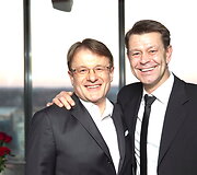 Gintaras Mikalauskas ir Arnas Klivečka
