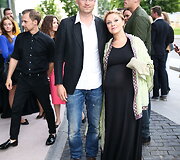 Agnė Grigaliūnienė su vyru Simonu