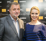Dainė Baumilė su tėčiu