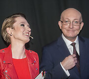 Beata Ti&scaron;kevič-Hasanova ir Arūnas Valinskas