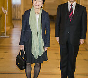 Japonijos ambasadorė Kazuko Shiraishi ir Makoto Ota