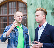 Martynas Tyla (kairėje)