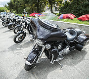 Harley-Davidson bandomasis važiavimas