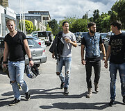 Harley-Davidson bandomasis važiavimas