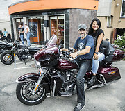 Harley-Davidson bandomasis važiavimas
