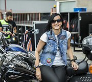 Harley-Davidson bandomasis važiavimas