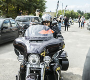 Harley-Davidson bandomasis važiavimas