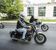 Harley-Davidson bandomasis važiavimas