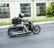 Harley-Davidson bandomasis važiavimas