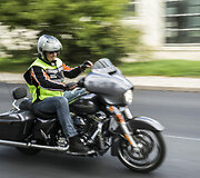Harley-Davidson bandomasis važiavimas