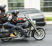 Harley-Davidson bandomasis važiavimas