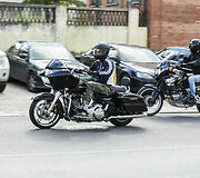 Harley-Davidson bandomasis važiavimas