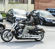 Harley-Davidson bandomasis važiavimas