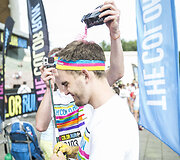 &bdquo;The Color Run&ldquo; bėgimo Vilniuje akimirka