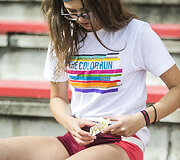 &bdquo;The Color Run&ldquo; bėgimo Vilniuje akimirka