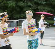 &bdquo;The Color Run&ldquo; bėgimo Vilniuje akimirka