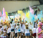 &bdquo;The Color Run&ldquo; bėgimo Vilniuje akimirka