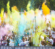 &bdquo;The Color Run&ldquo; bėgimo Vilniuje akimirka