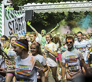 &bdquo;The Color Run&ldquo; bėgimo Vilniuje akimirka