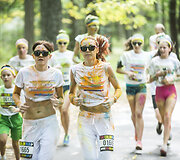 &bdquo;The Color Run&ldquo; bėgimo Vilniuje akimirka